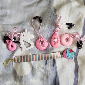 Sensory Chew Necklaces for Girls, 6 Pack Autism Teething Necklace Chew Toys